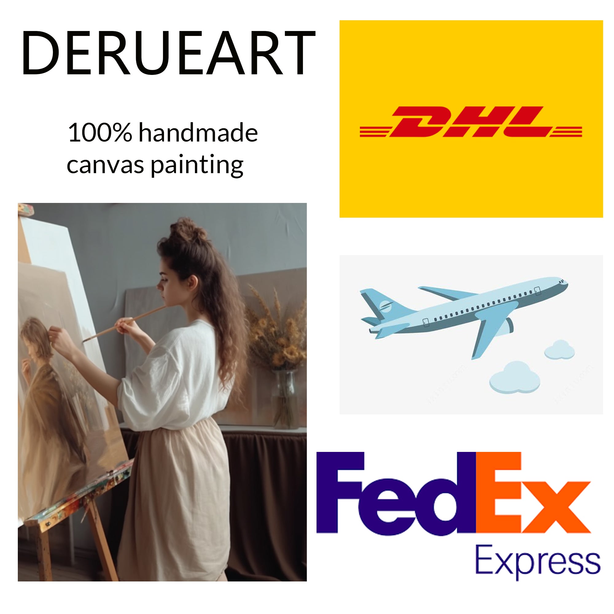 3D White Abstract Painting