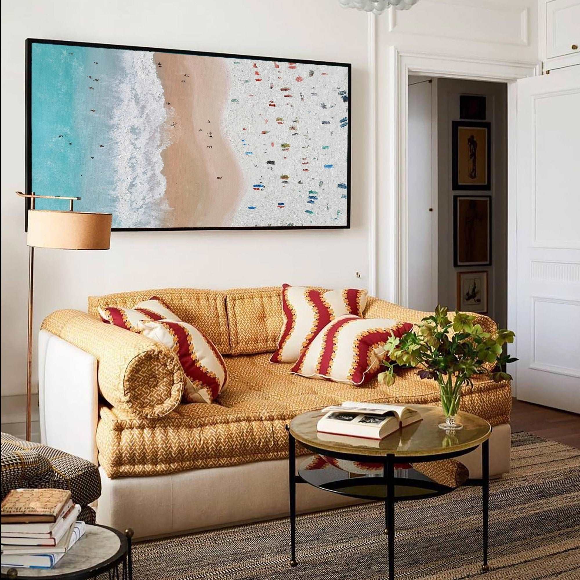 Abstract Coastal Painting