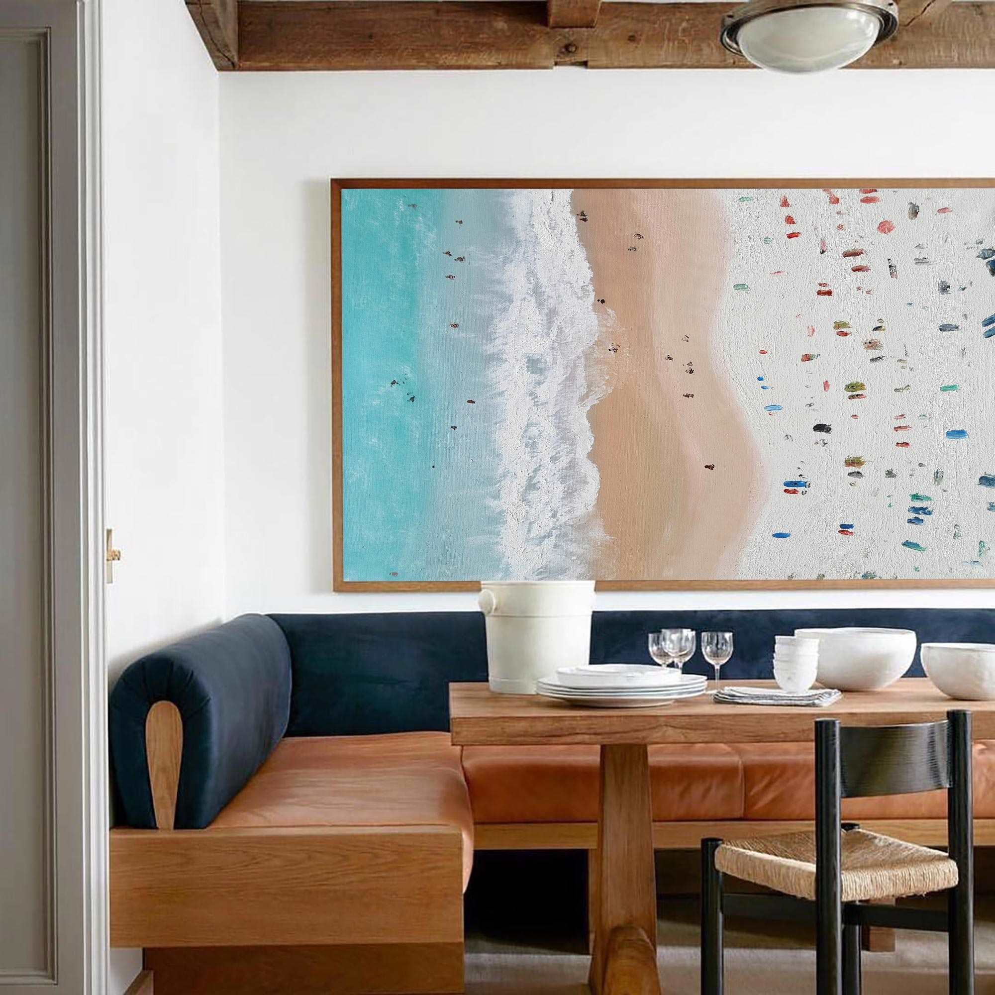 Abstract Coastal Painting