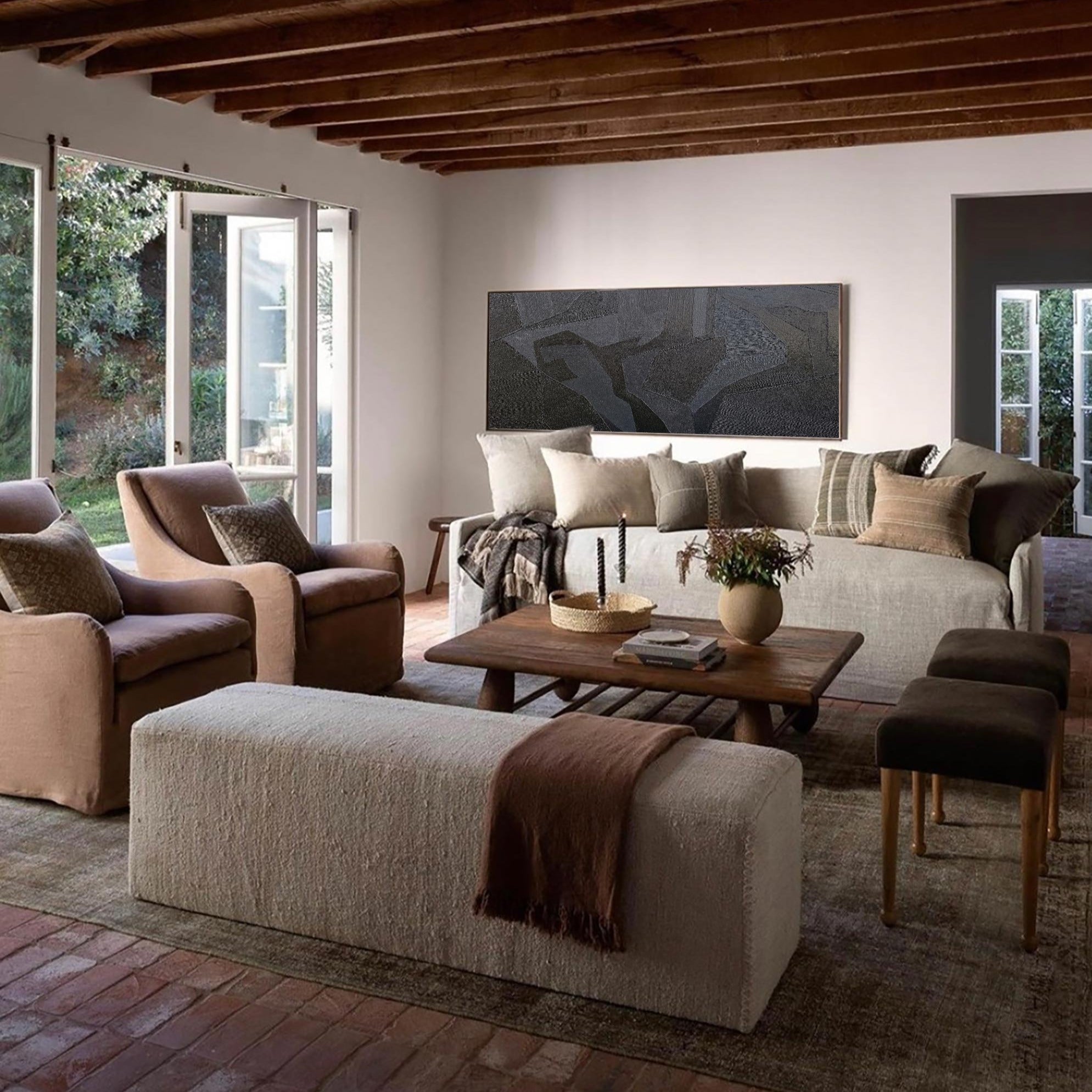 Black Abstract Painting