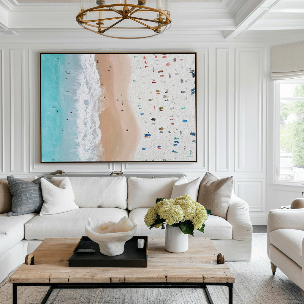 Abstract Coastal Painting