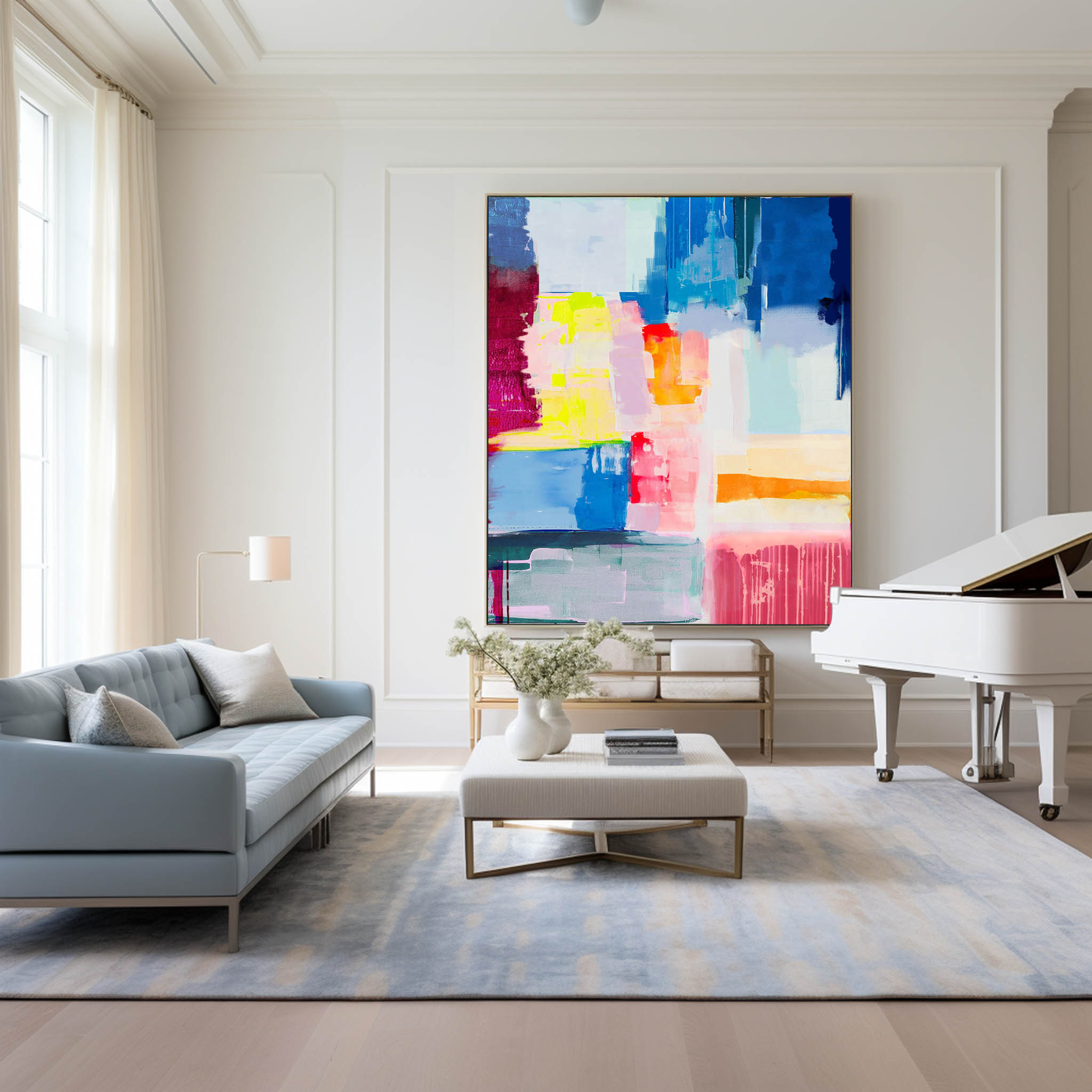 Large Color Abstract Art
