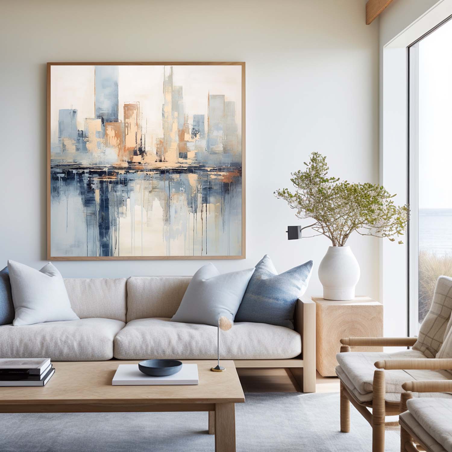 Modern Urban Scene Painting