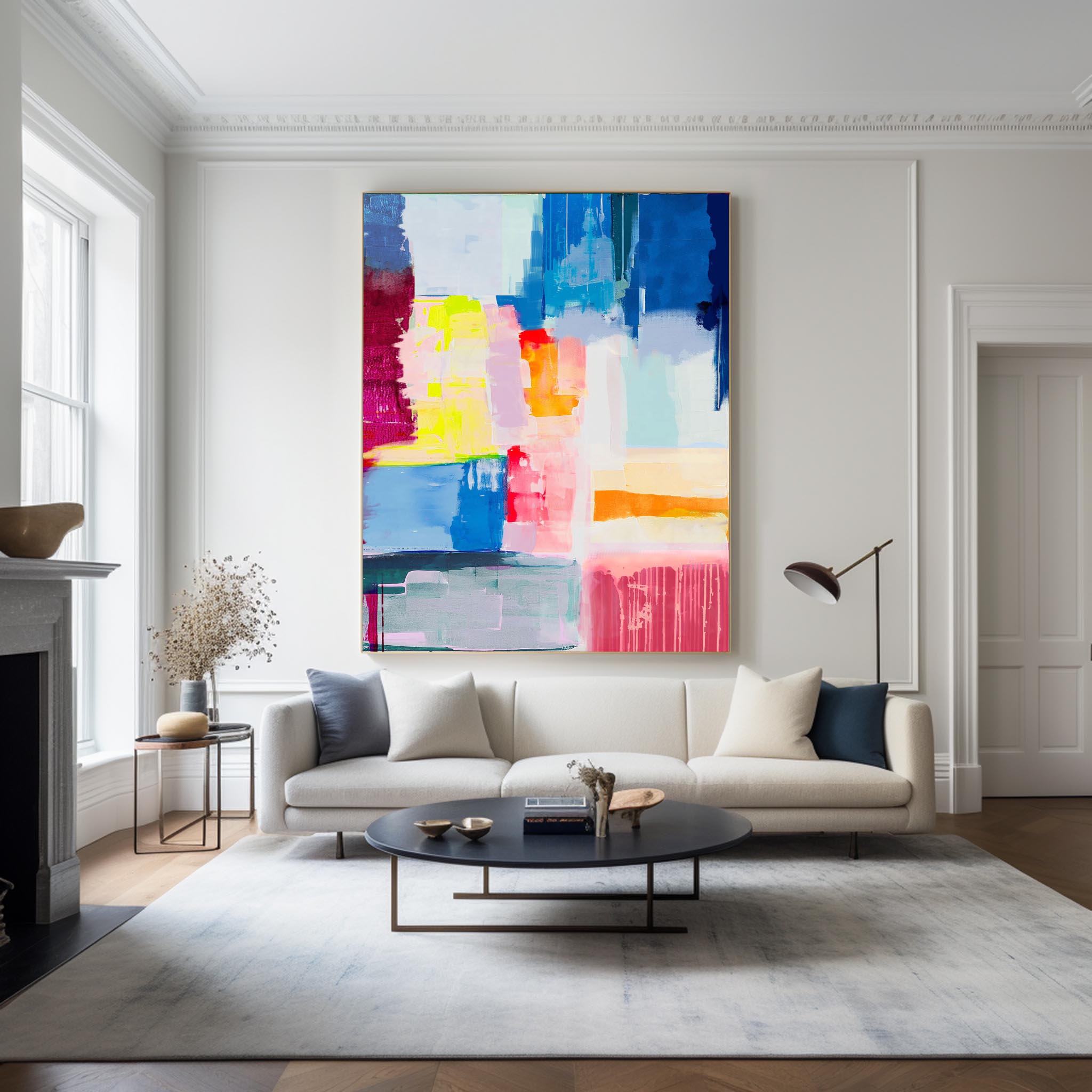 Large Color Abstract Art