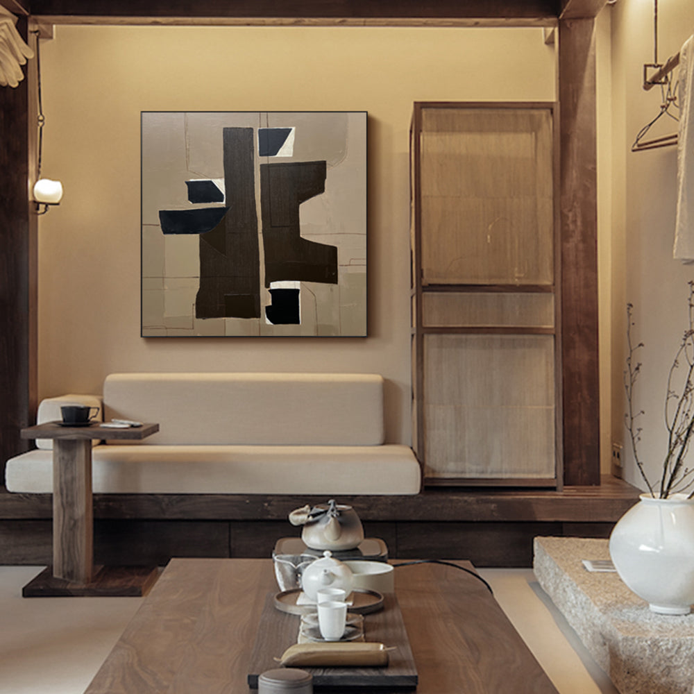 Wabi-sabi Minimalist Painting