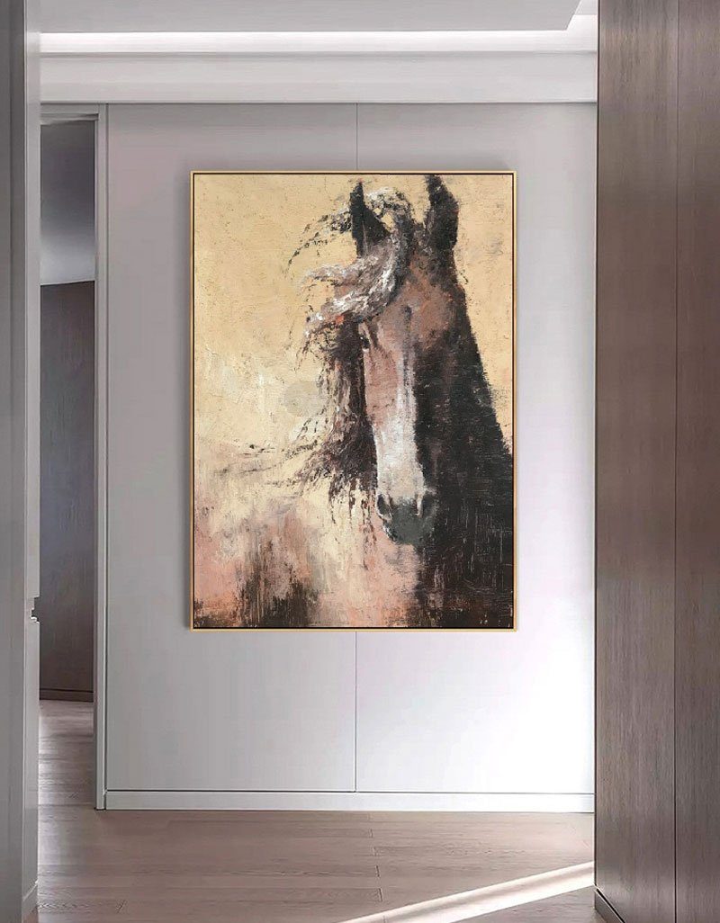 Brown Horse Painting