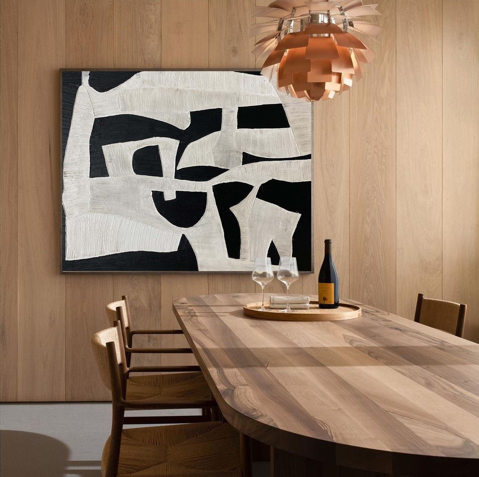 Black White Painting