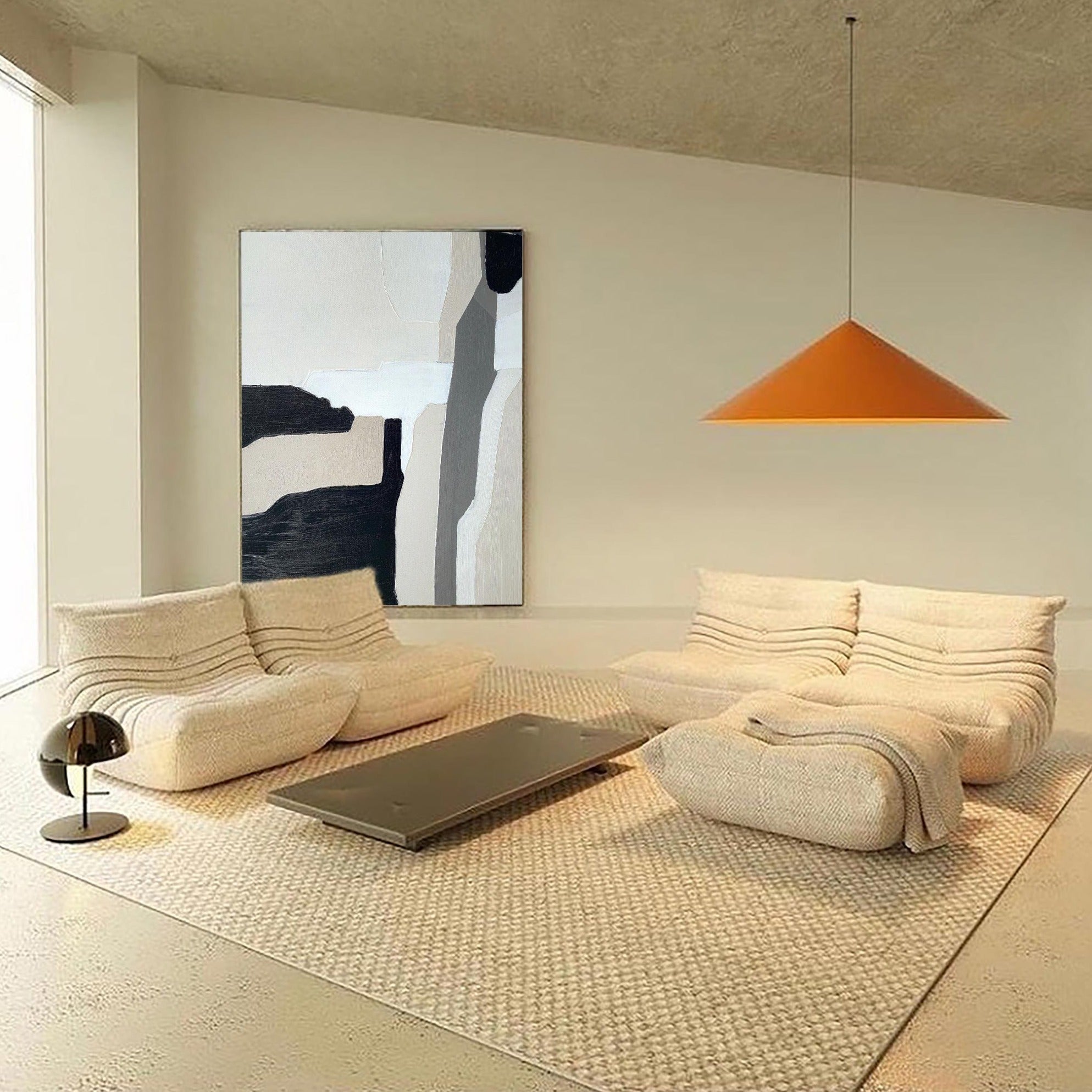 Neutral Abstract Painting