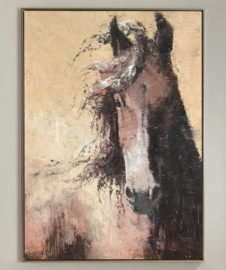 Brown Horse Painting