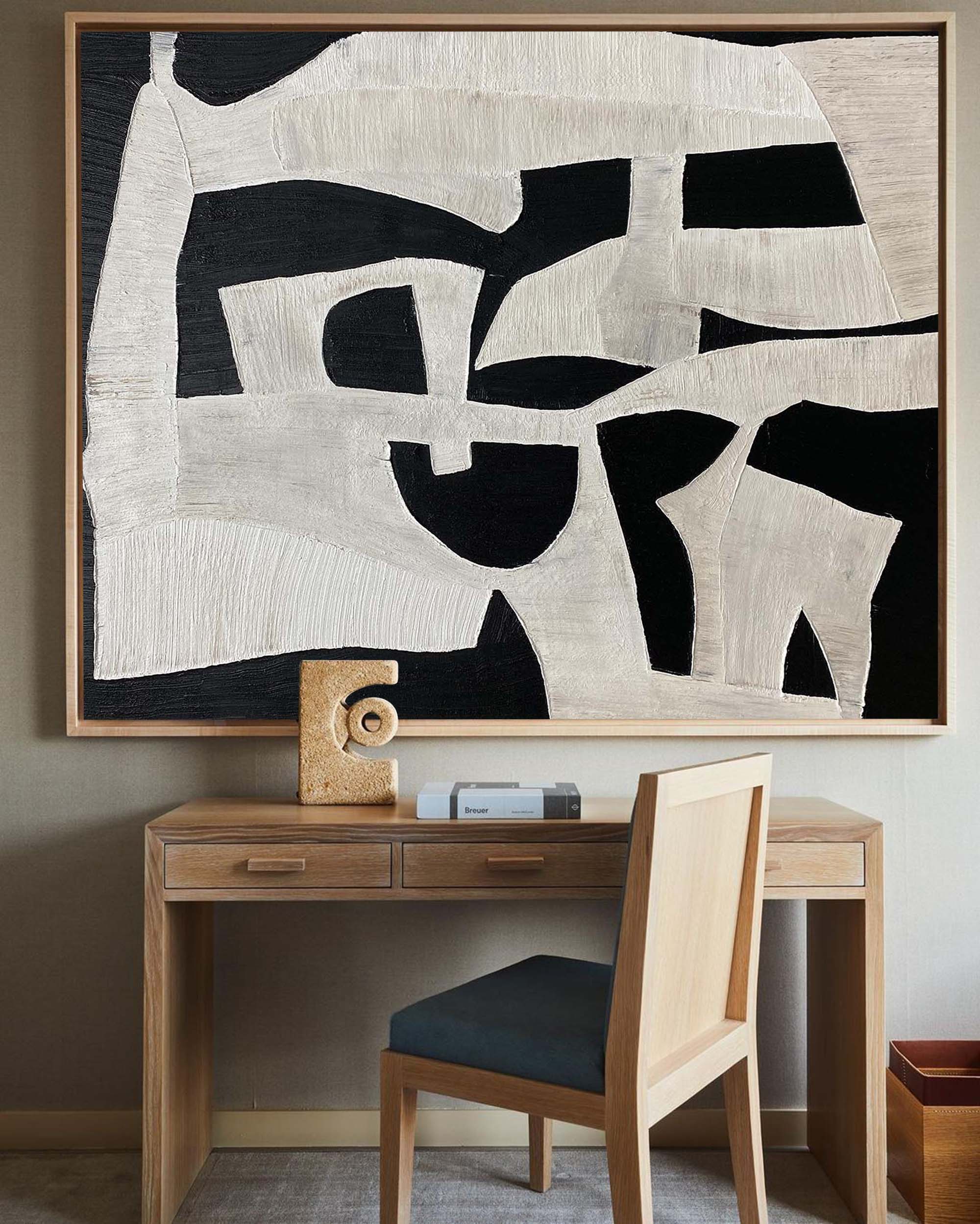 Black White Painting