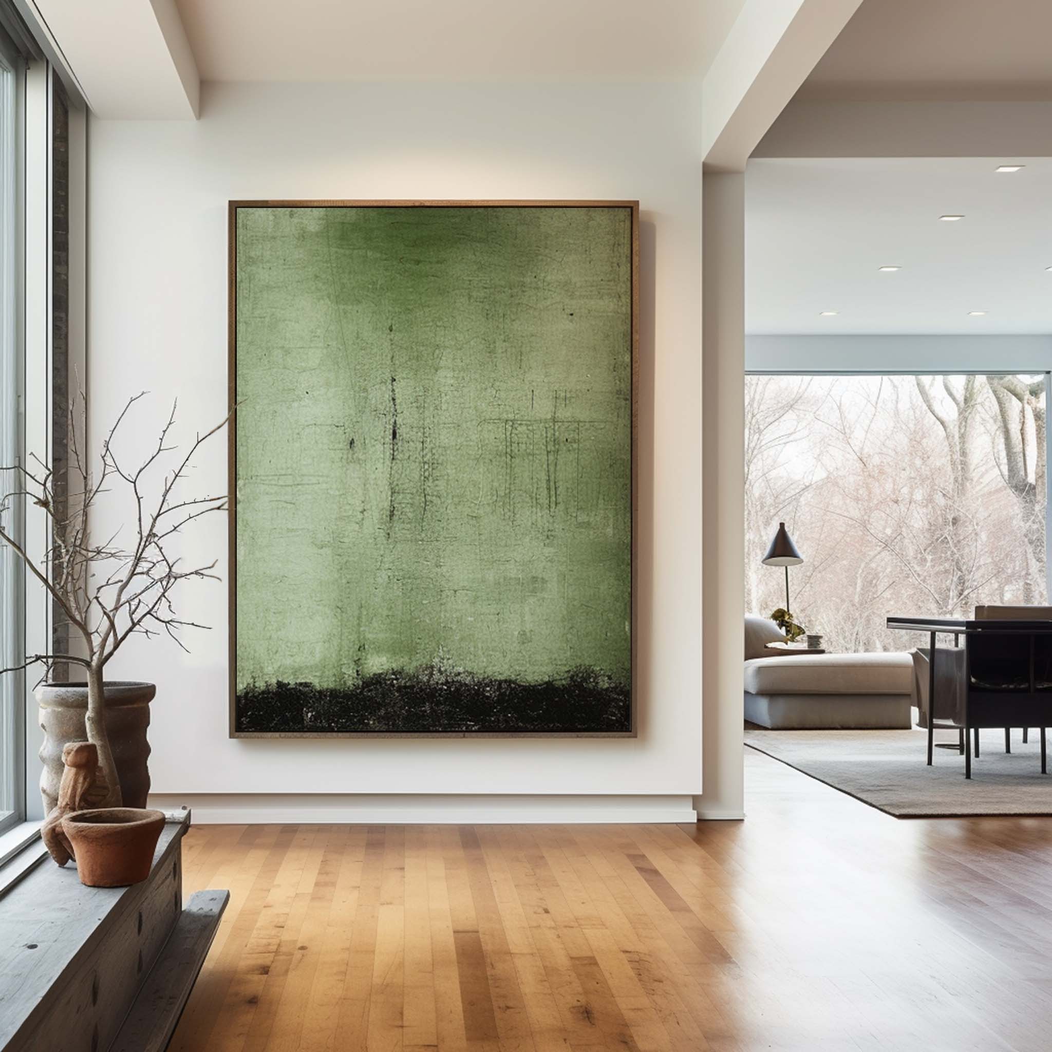 Modern Green Painting