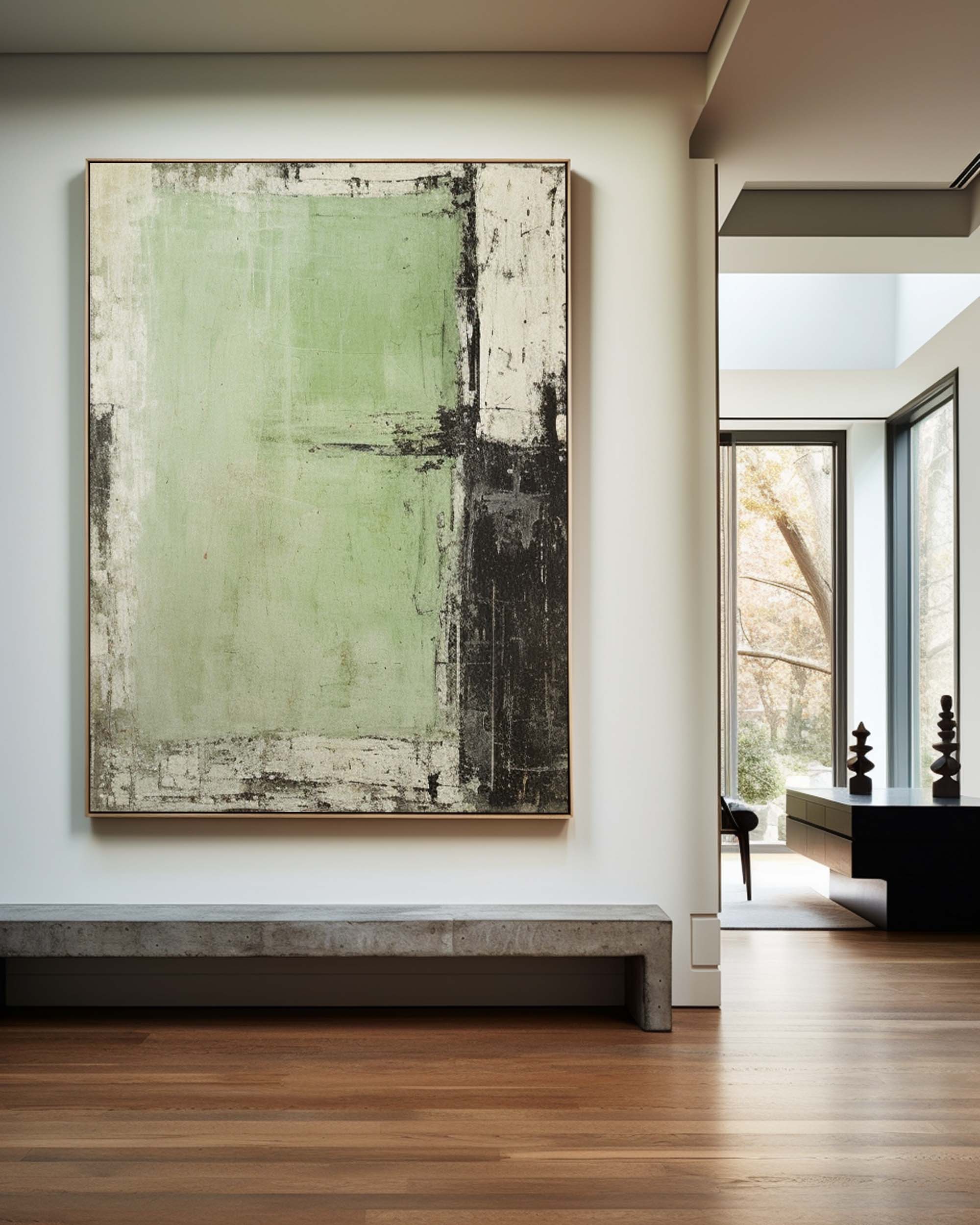 Modern Green Painting