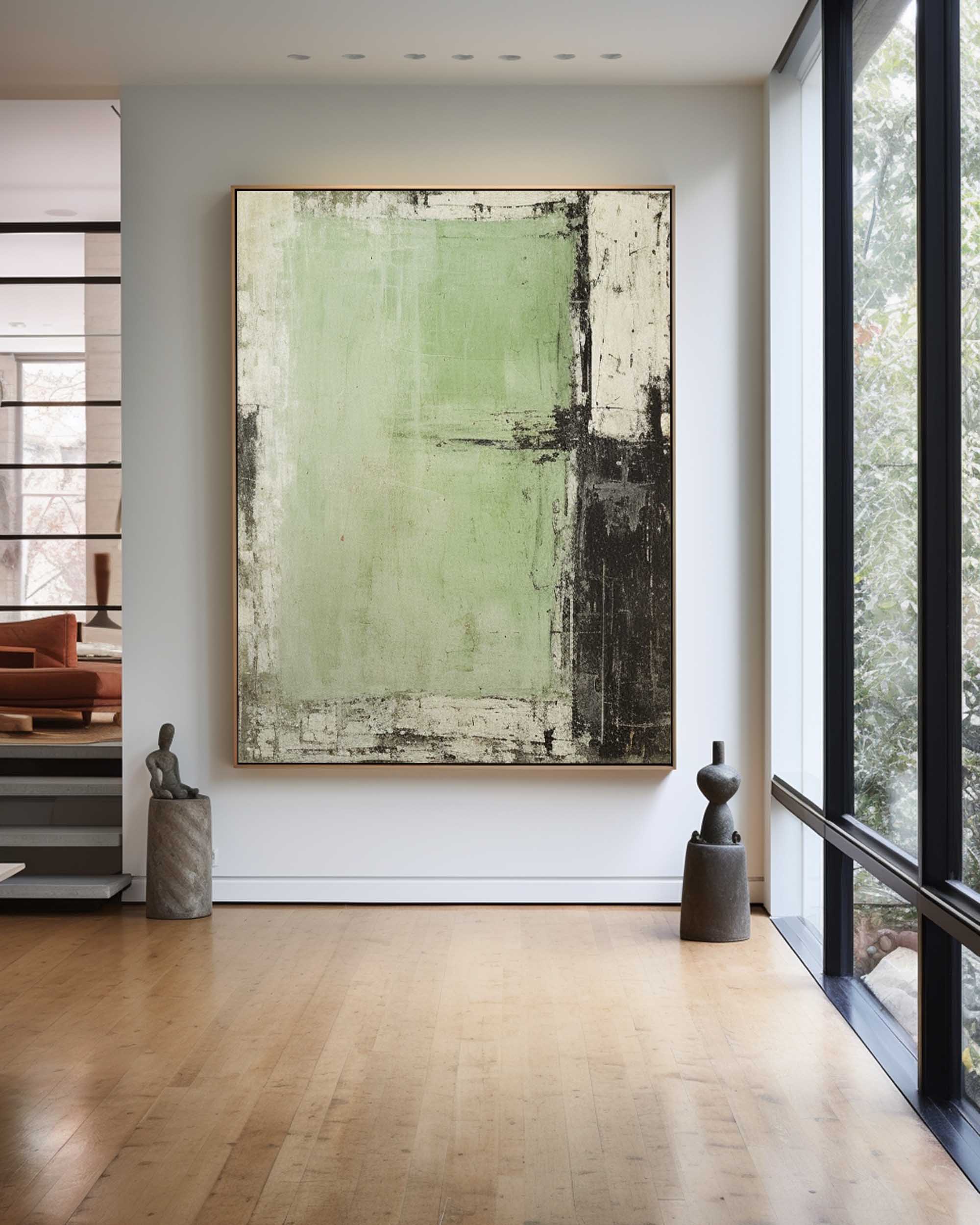 Modern Green Painting