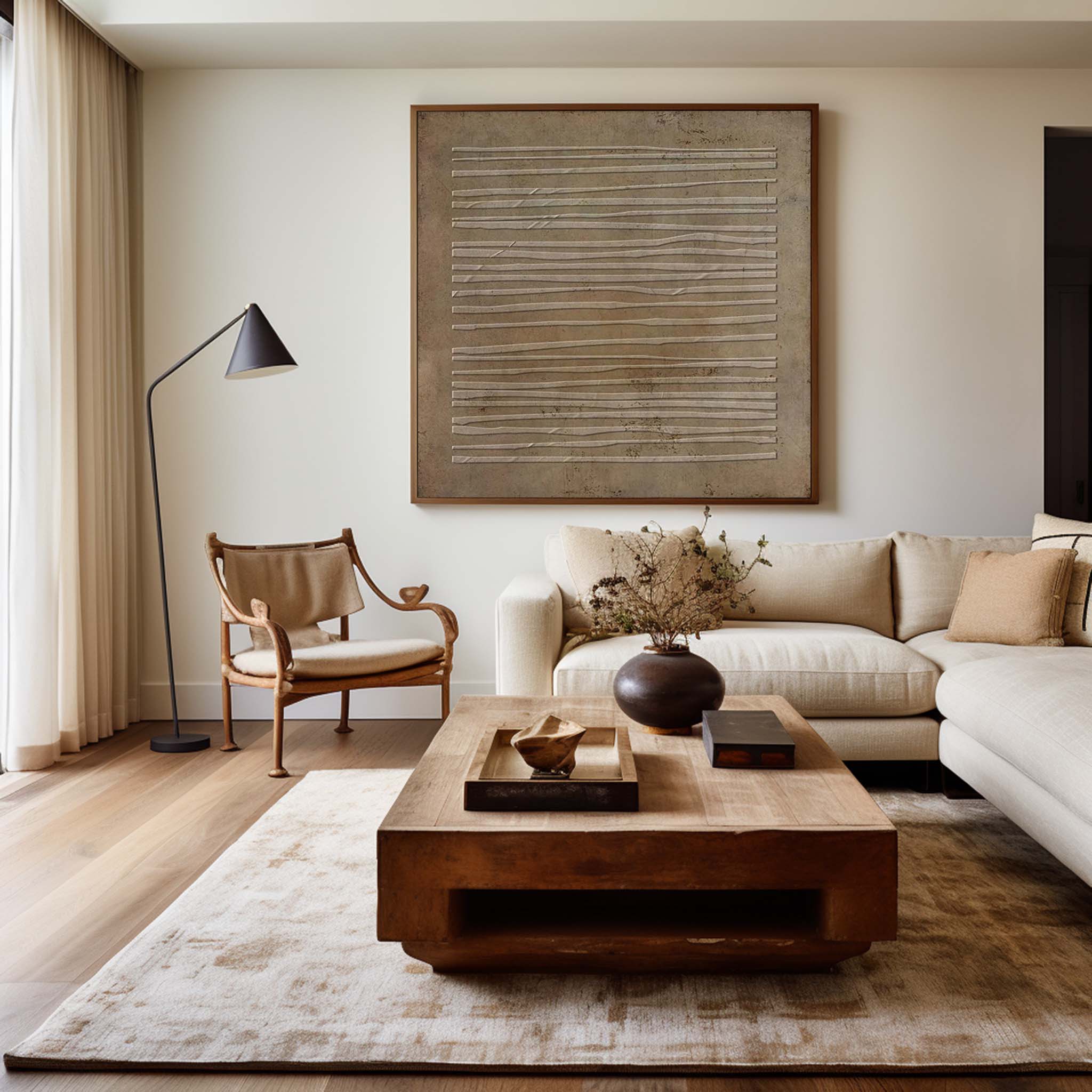 Wabi-sabi Minimalist Painting