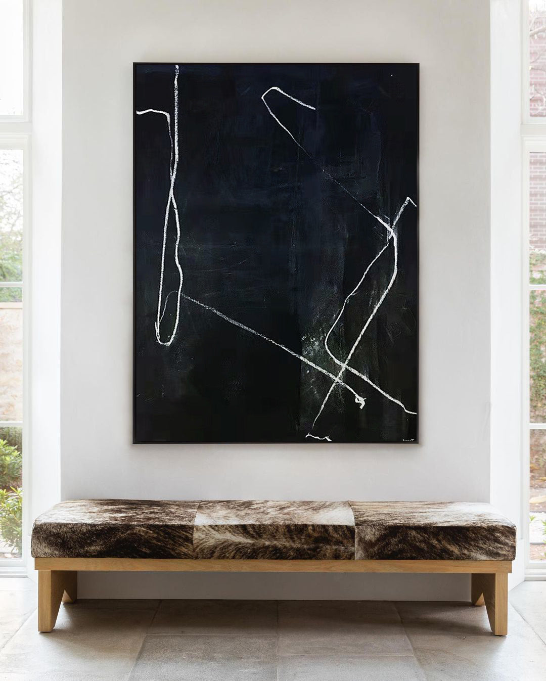 Black Abstract Painting