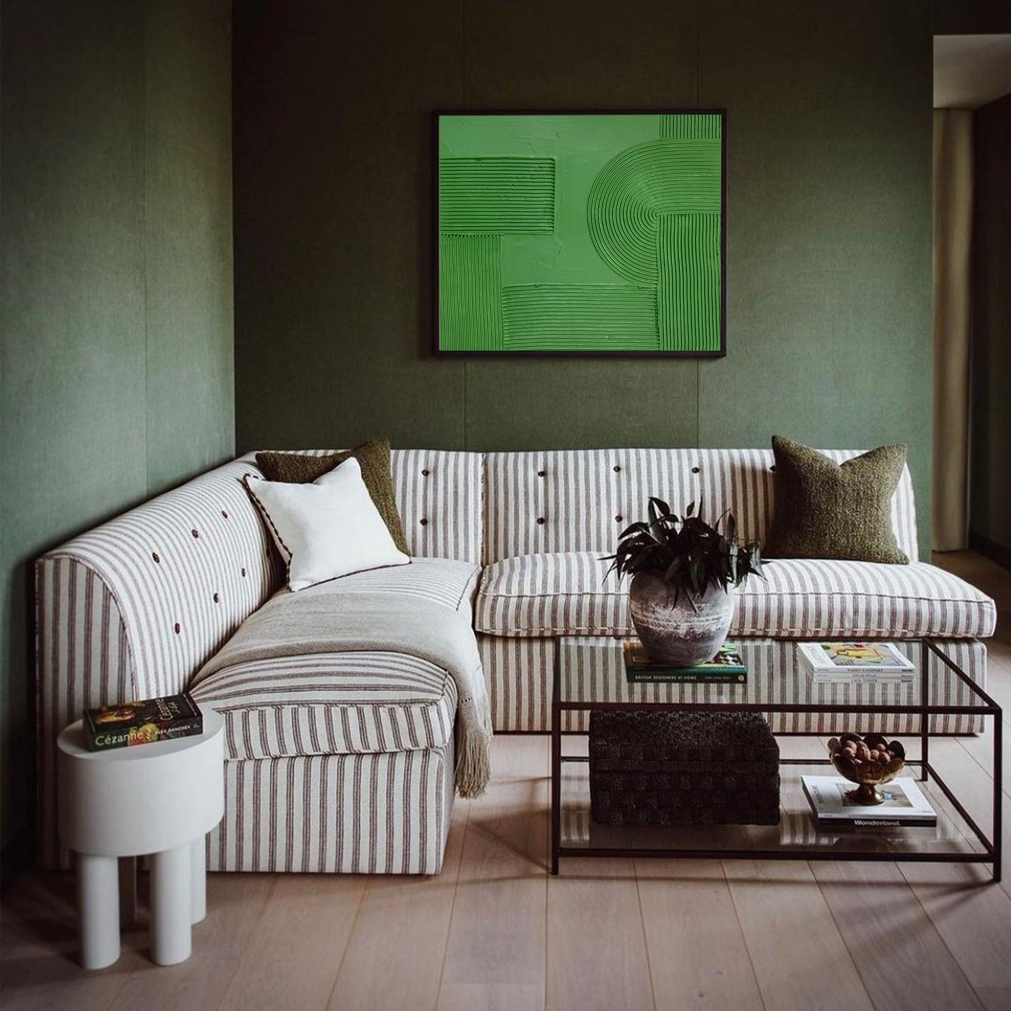 Green Minimalist Painting