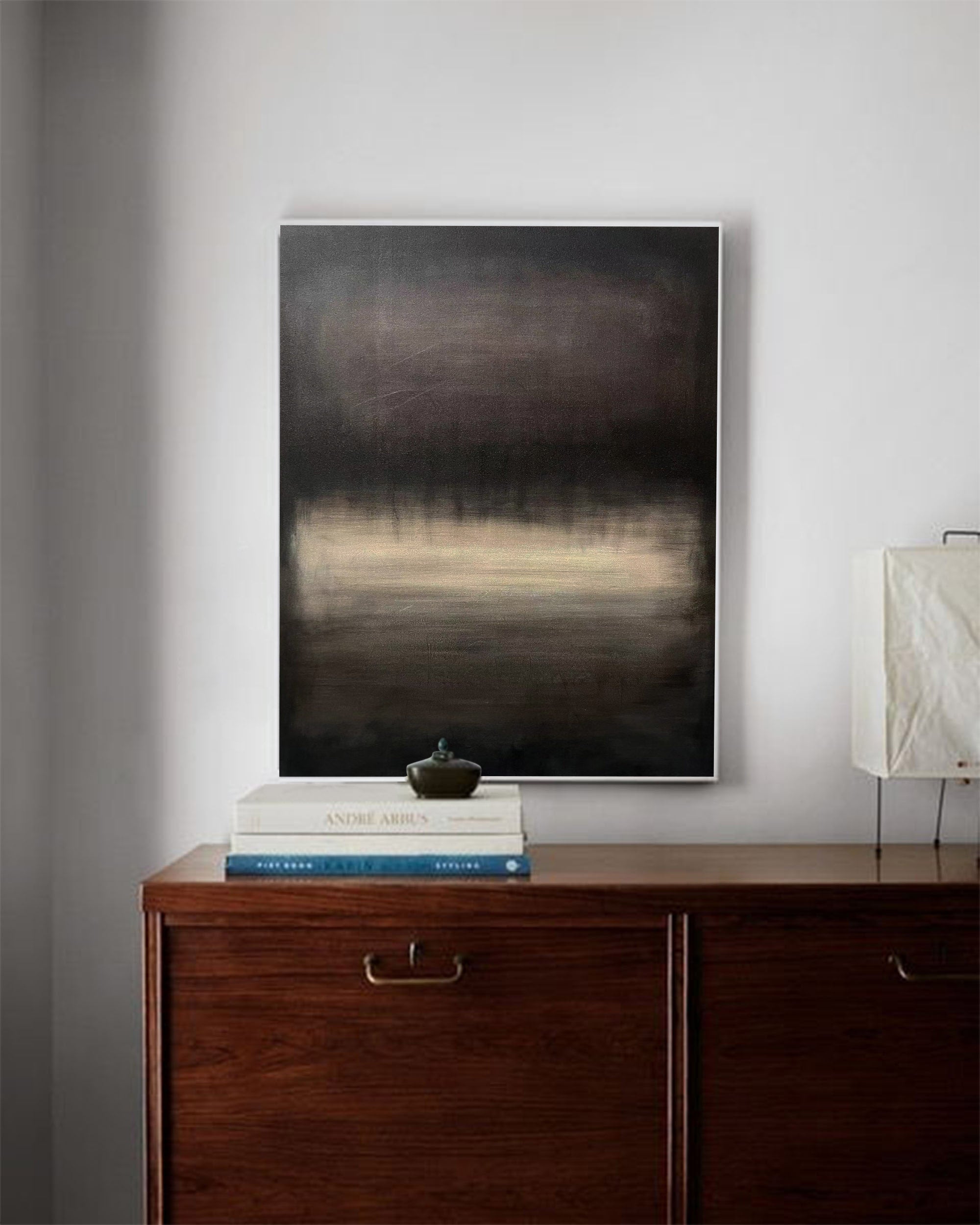 Black Abstract Painting