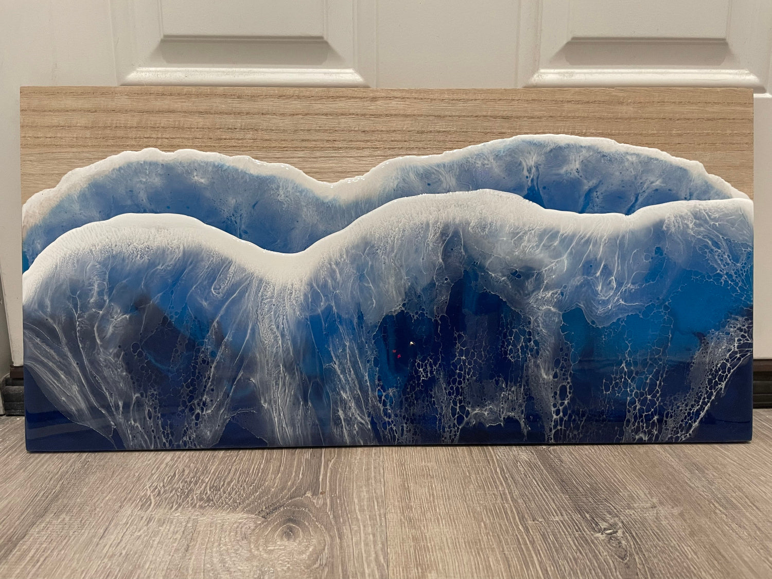 Wall Art Ocean Waves, Epoxy Resin Wave Wall Decor