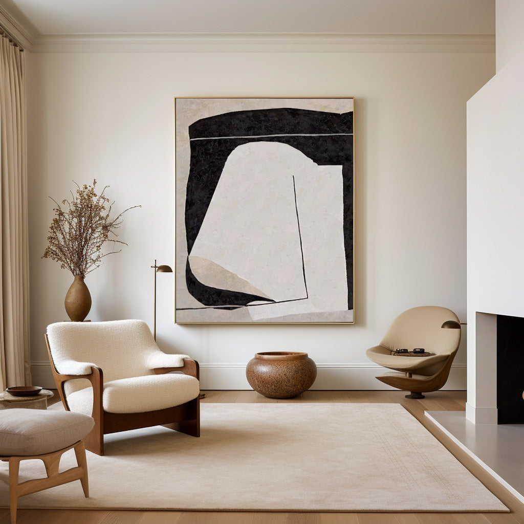 Large Minimalist Abstract Painting