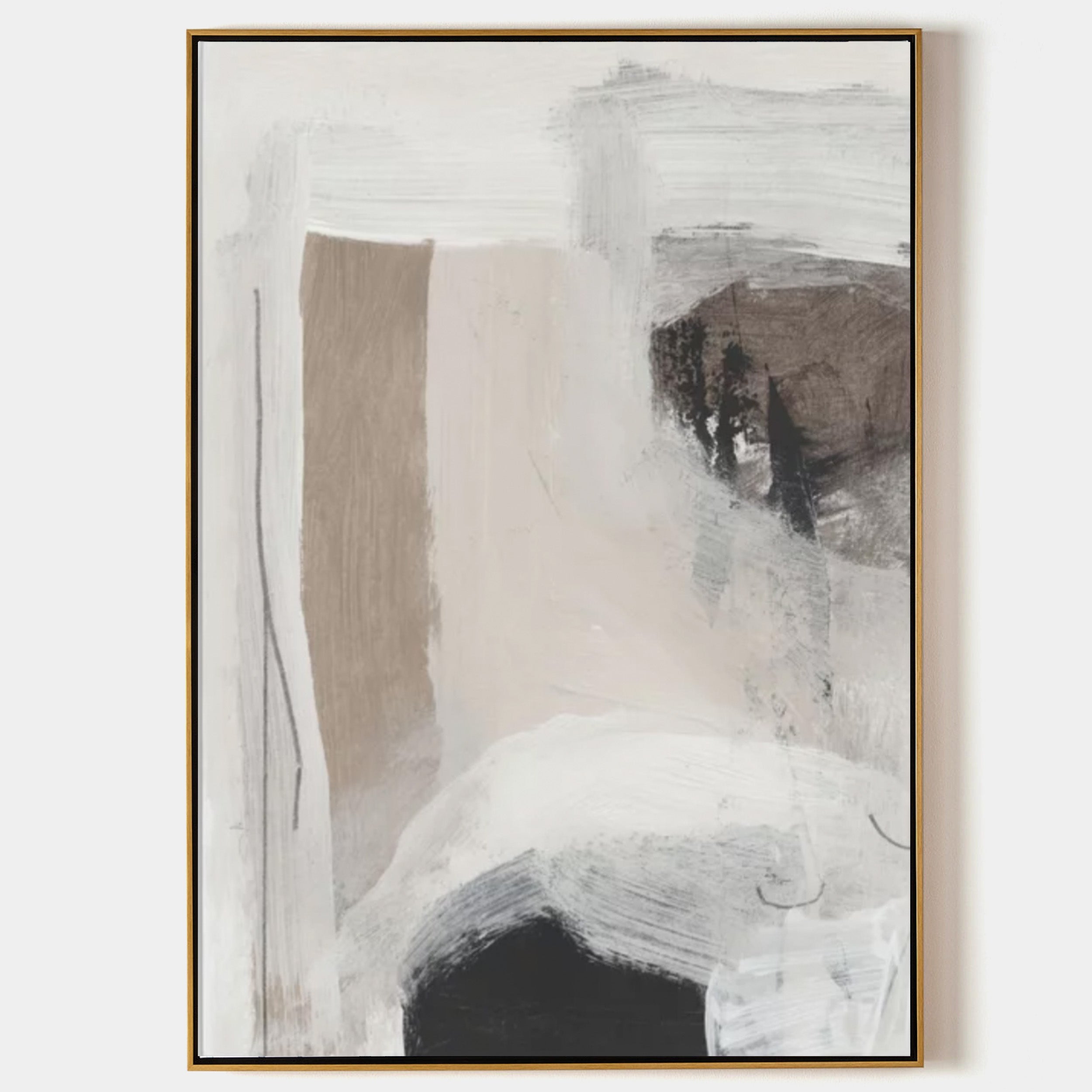 Beige Abstract Painting