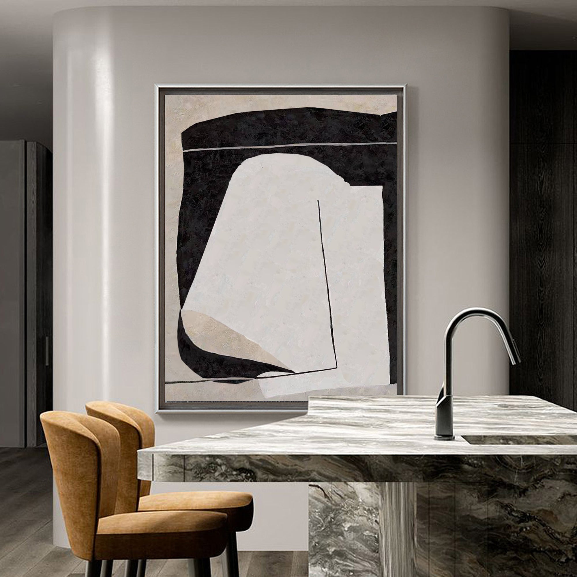 Large Minimalist Abstract Painting