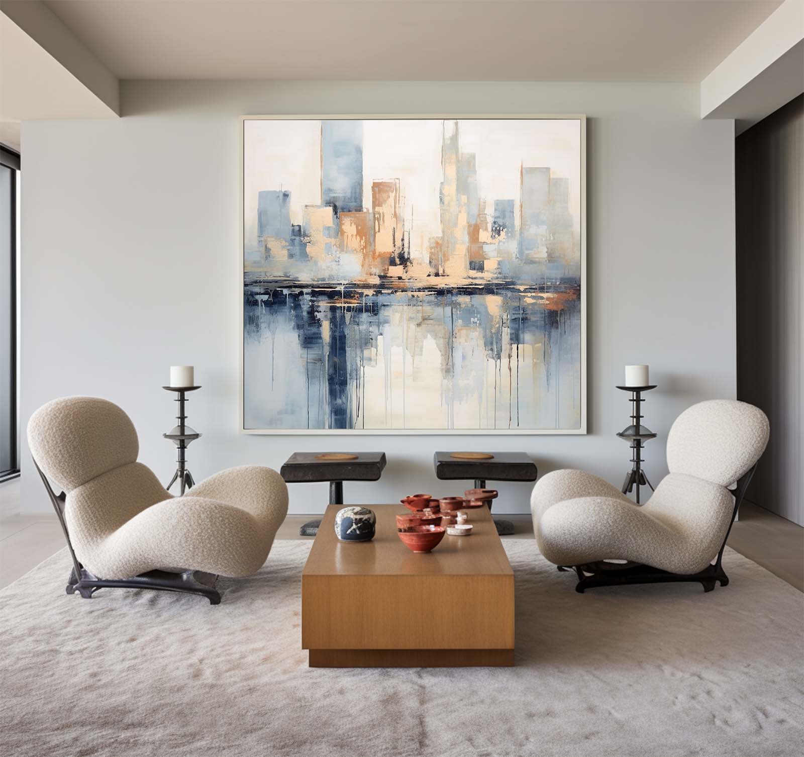 Modern Urban Scene Painting