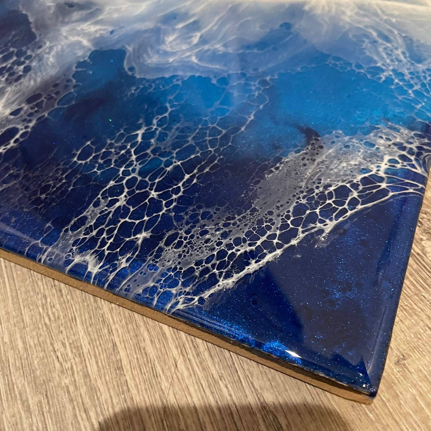 Wall Art Ocean Waves, Epoxy Resin Wave Wall Decor