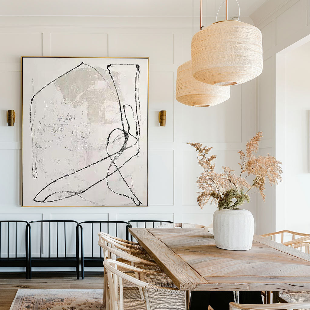 White Minimalist Painting