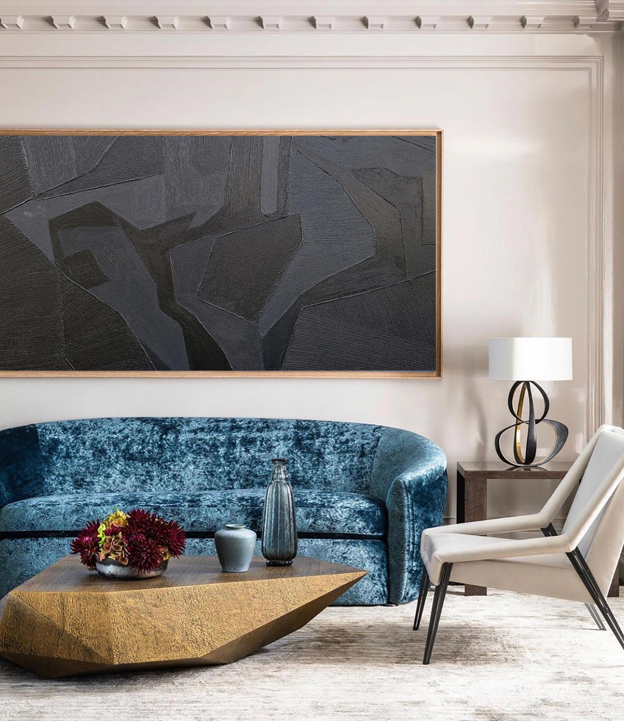 Black Abstract Painting