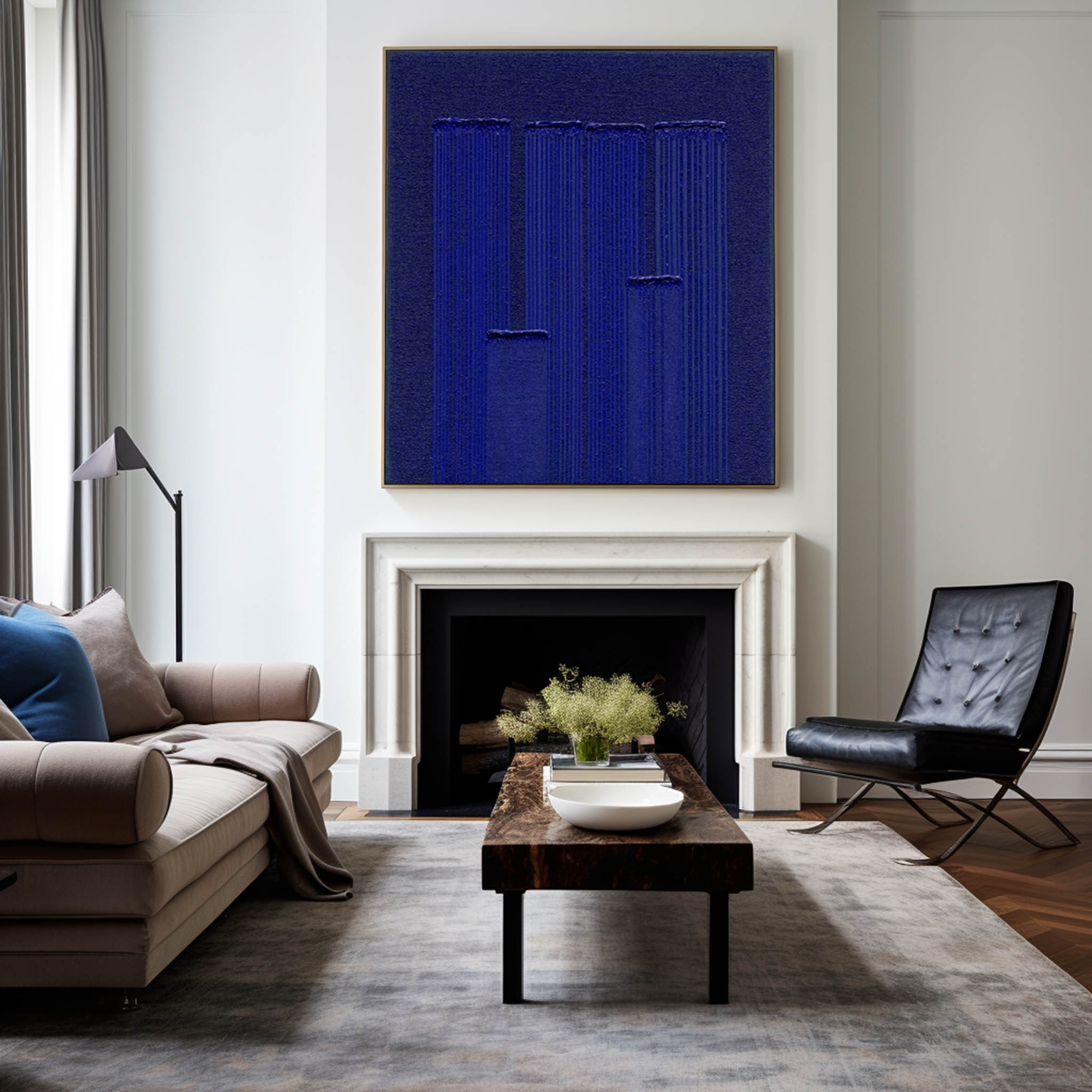 Klein Blue Minimalist Painting