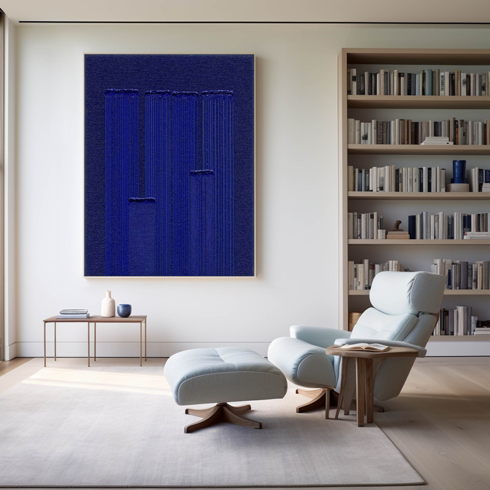Klein Blue Minimalist Painting