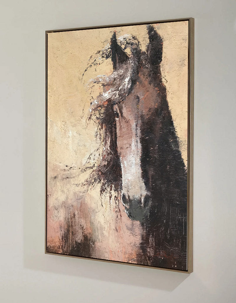Brown Horse Painting
