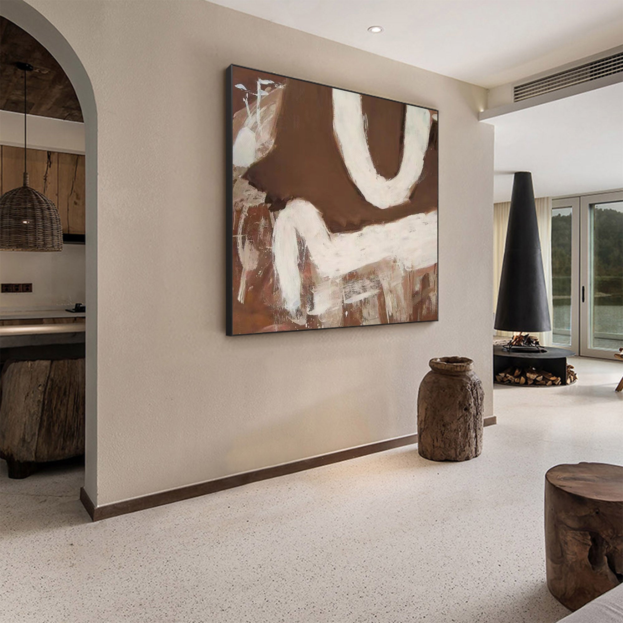 Wabi-sabi Minimalist Painting