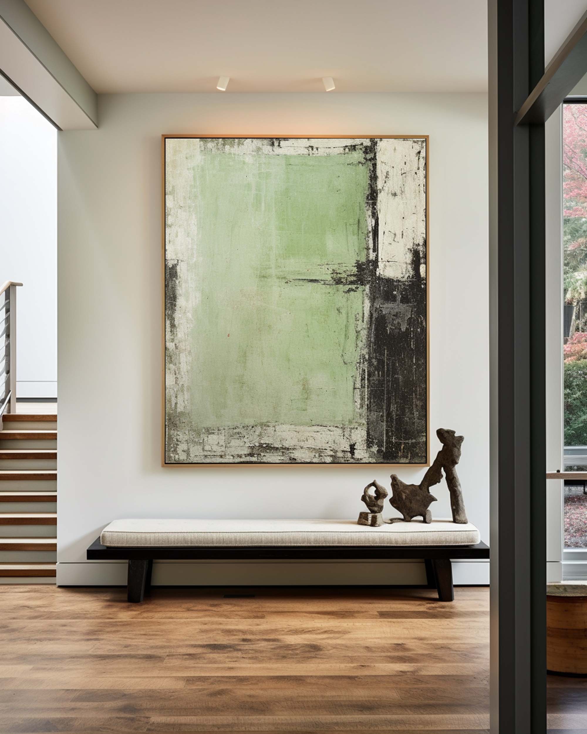 Modern Green Painting