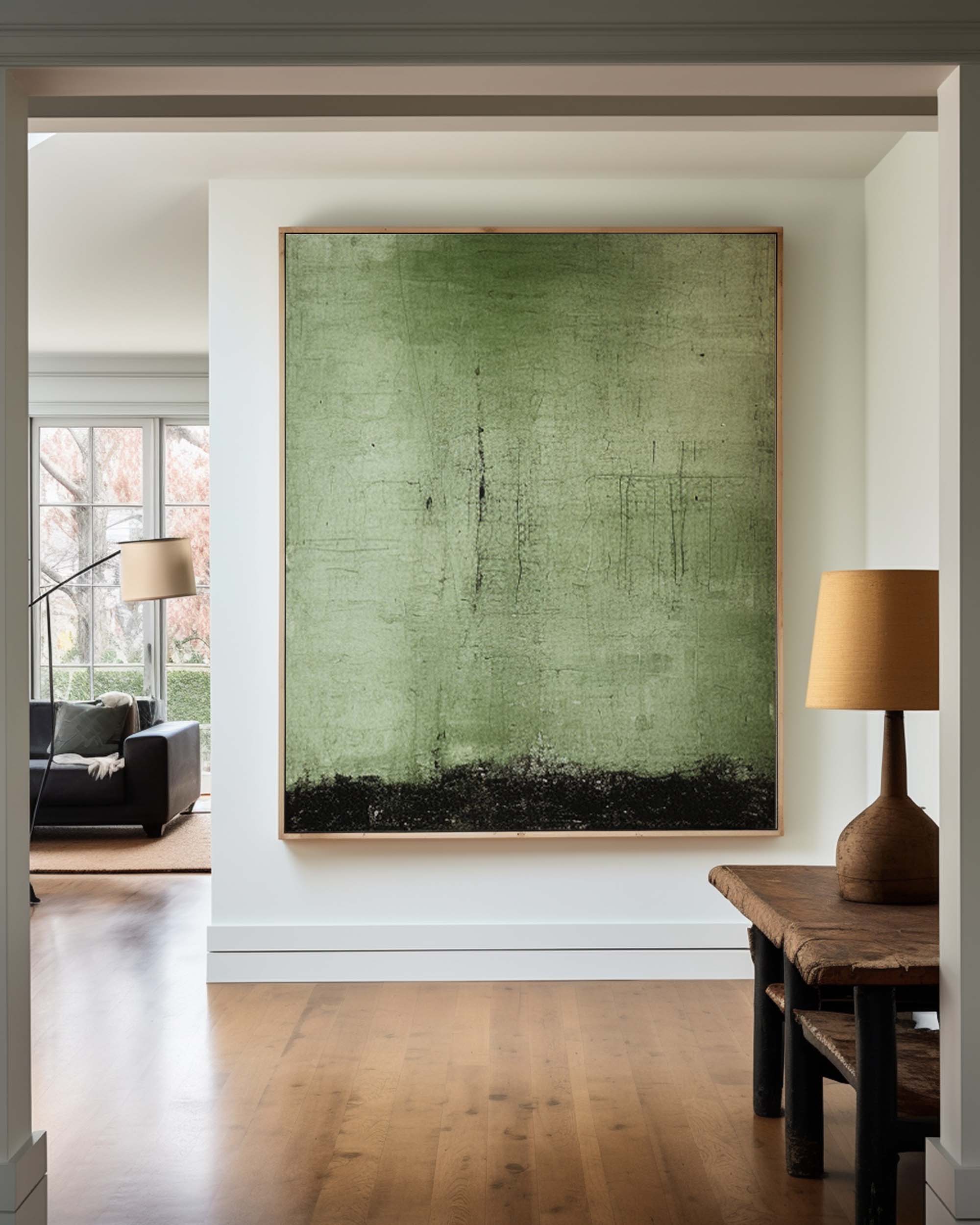 Modern Green Painting