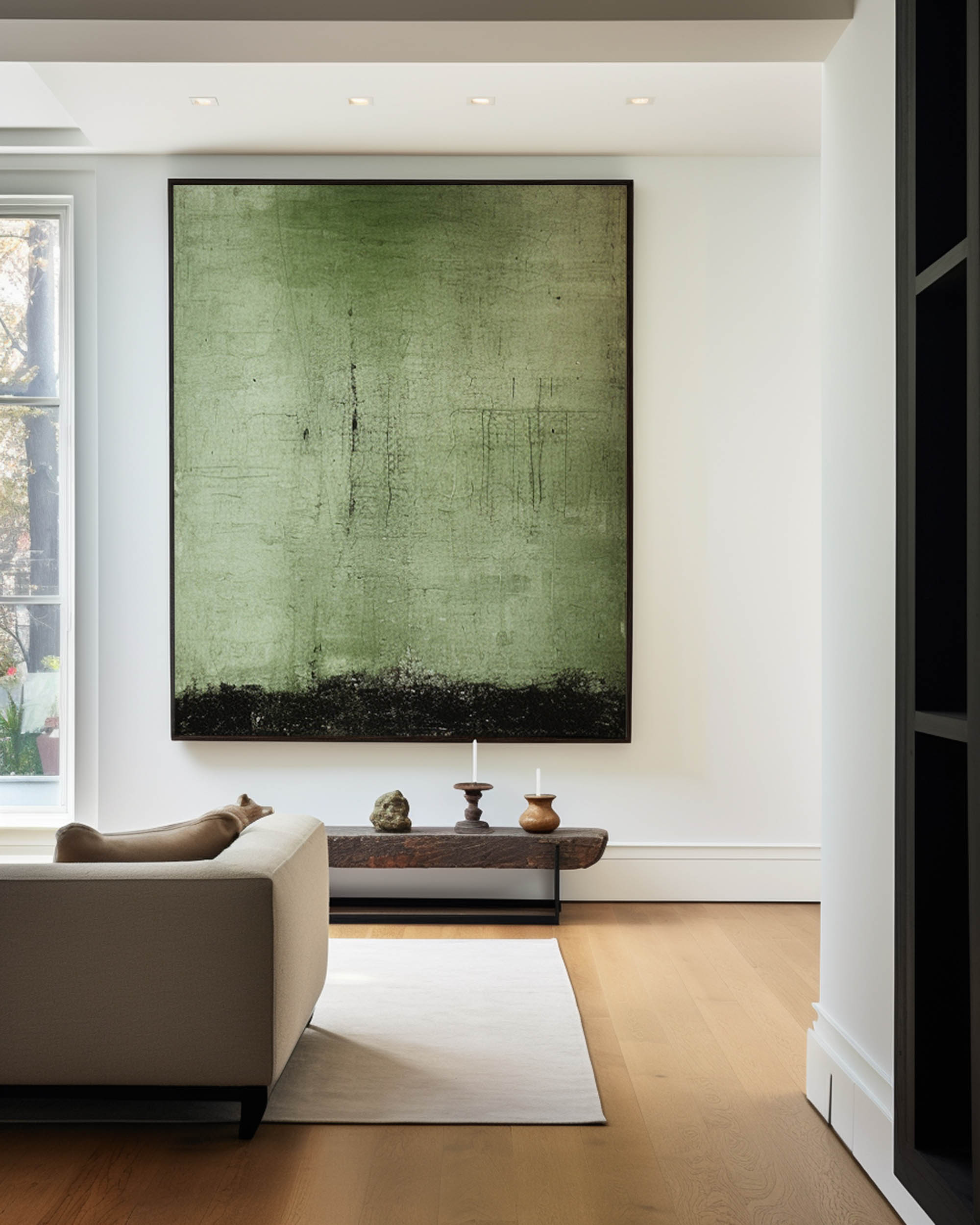 Modern Green Painting