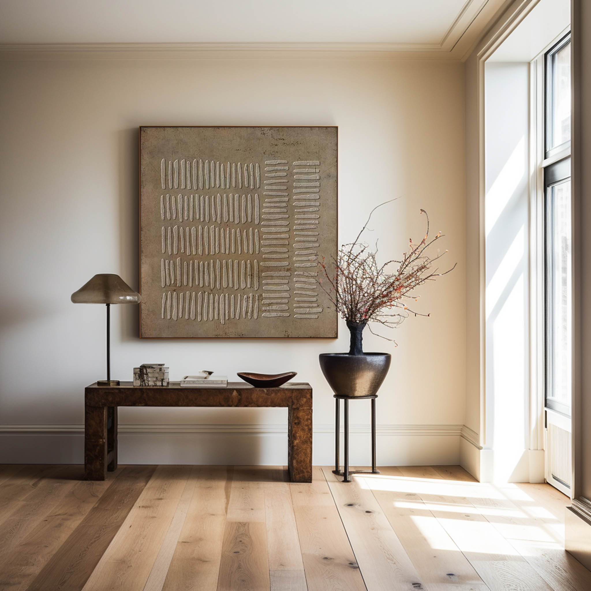 Wabi-sabi Minimalist Painting