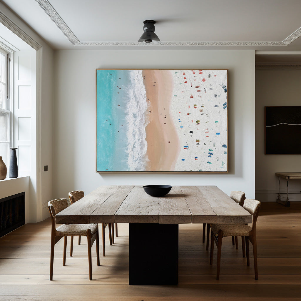 Abstract Coastal Painting