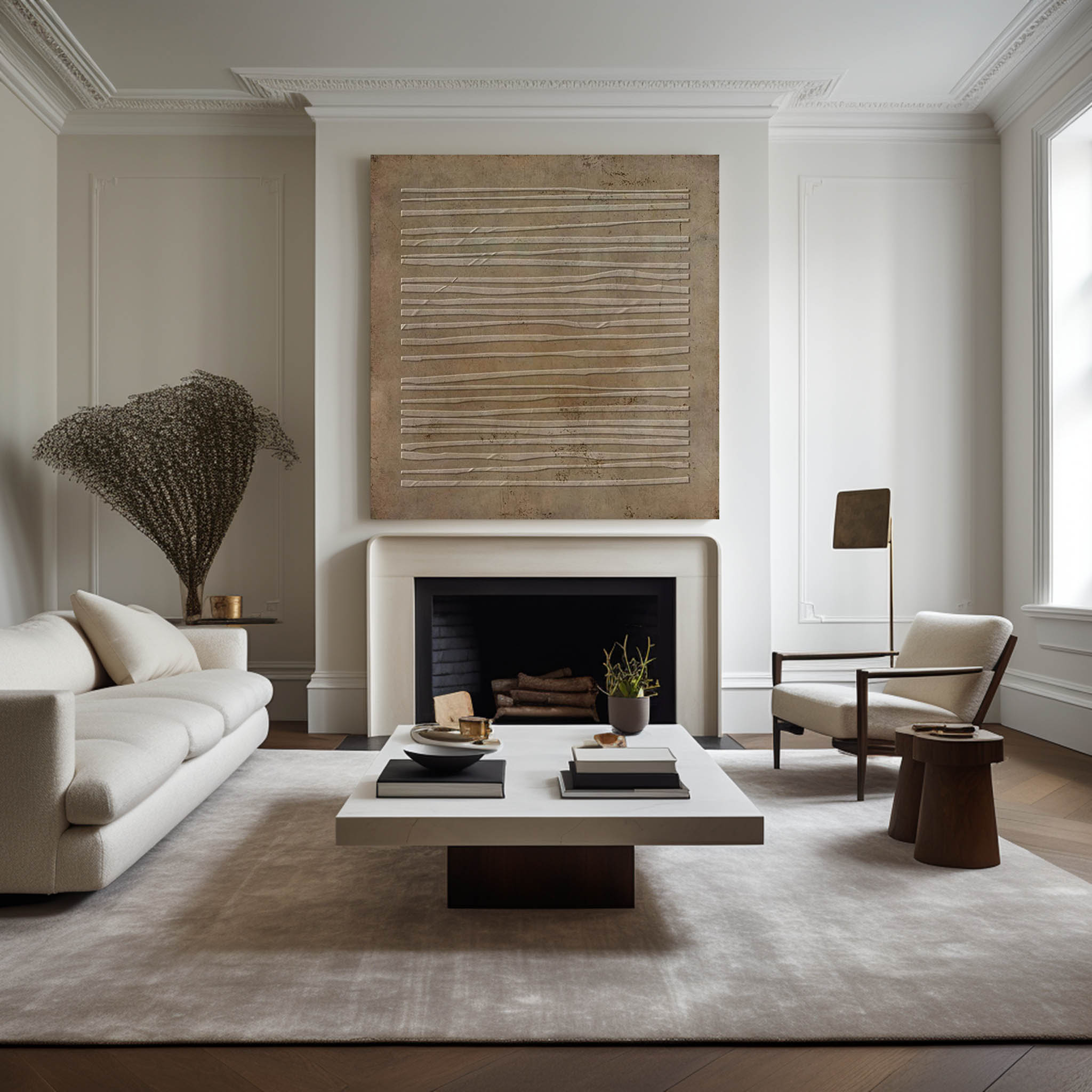 Wabi-sabi Minimalist Painting