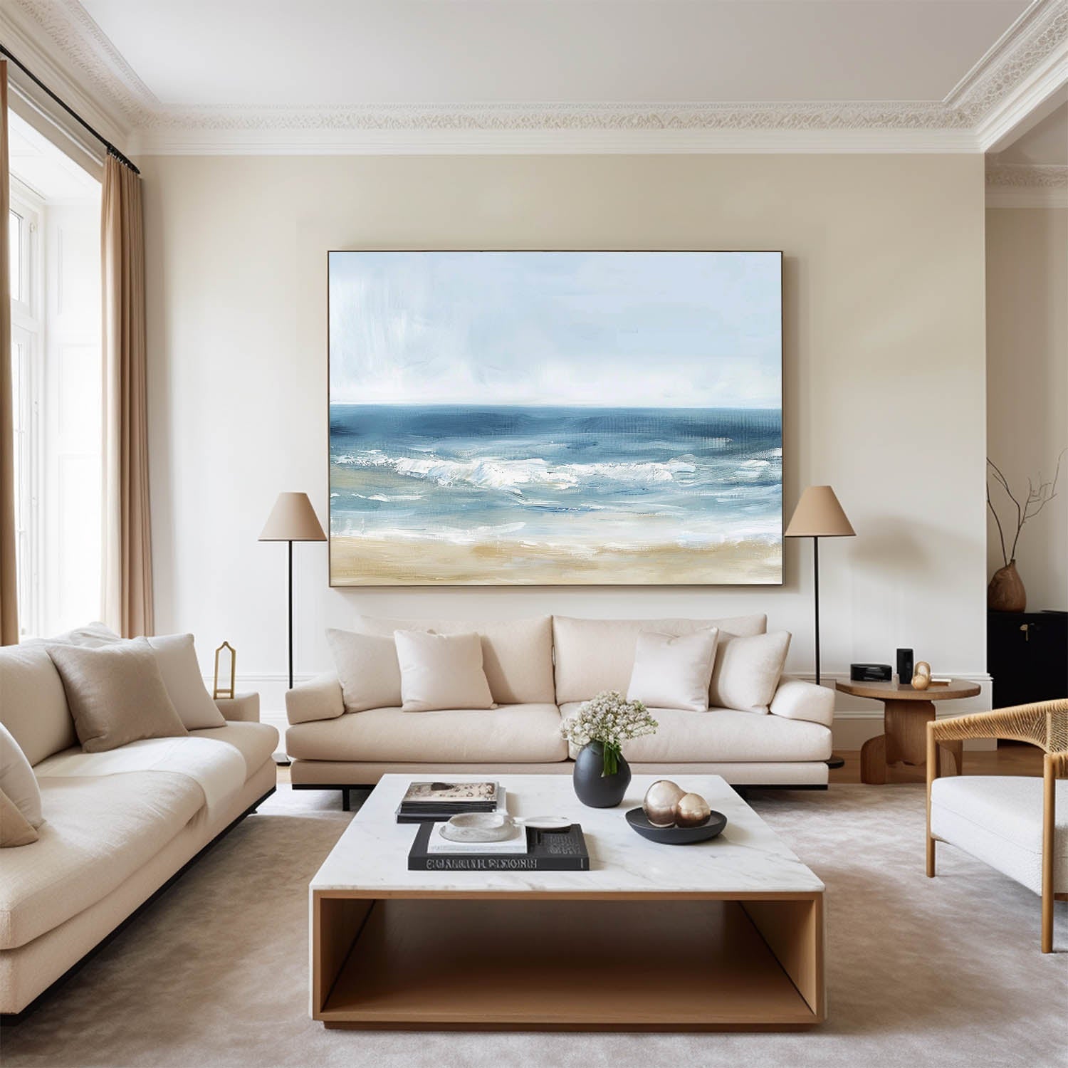 Beach Scene Painting