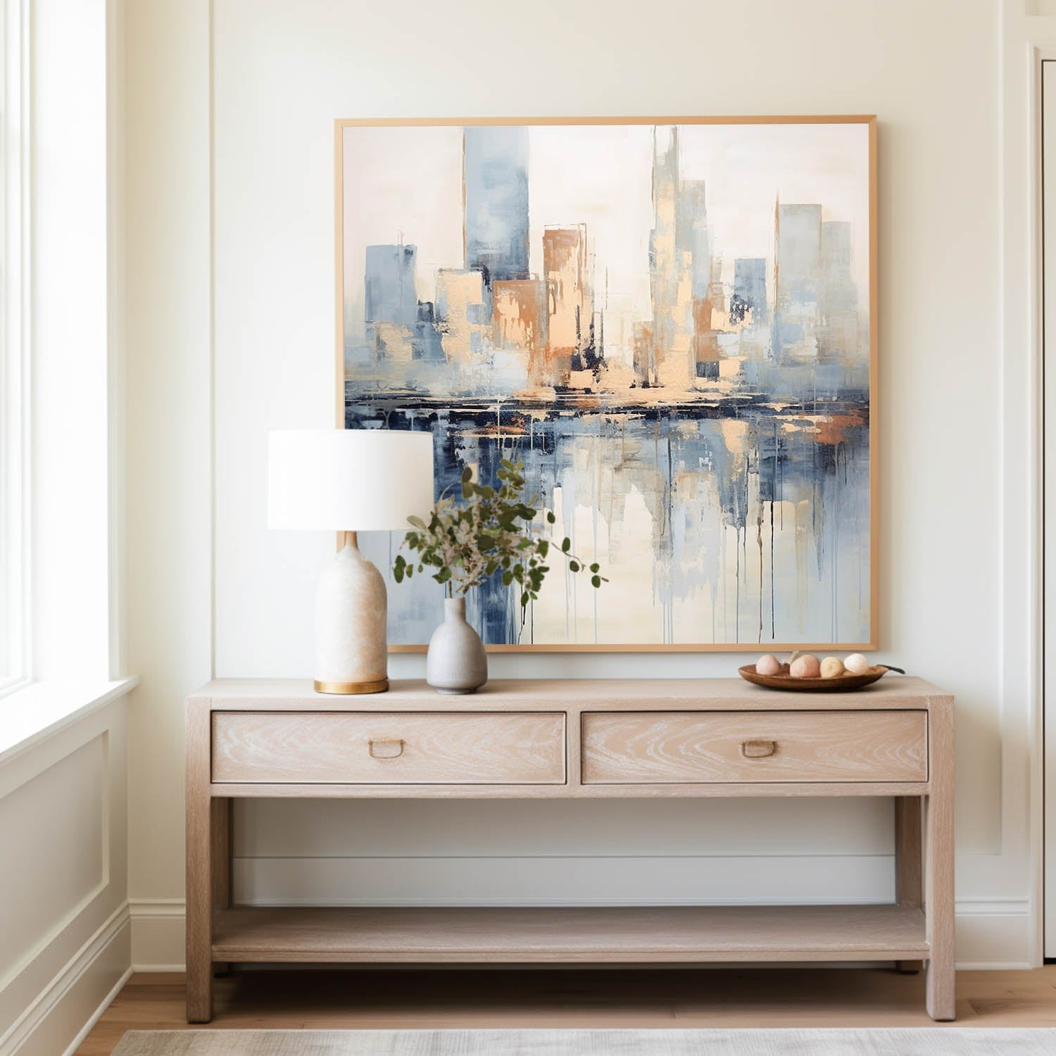 Modern Urban Scene Painting