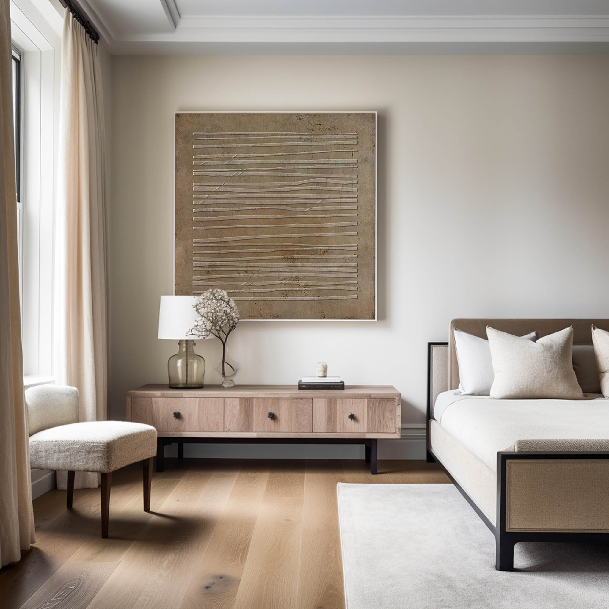 Wabi-sabi Minimalist Painting